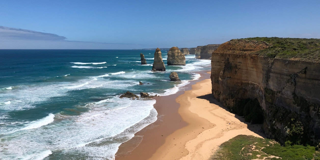 De twaalf apostelen langs de Great Ocean Road in Australië.