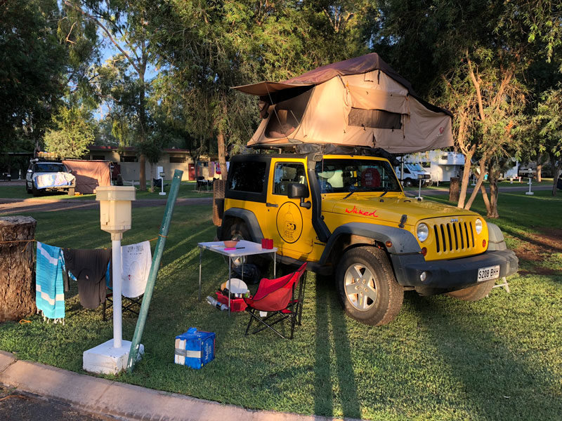 Australië De outback, Alice Springs Hanneke op reis