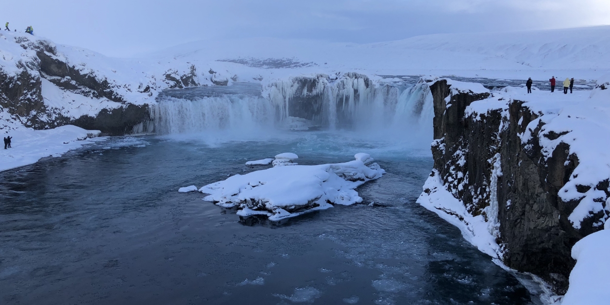 Watervallen in IJsland.