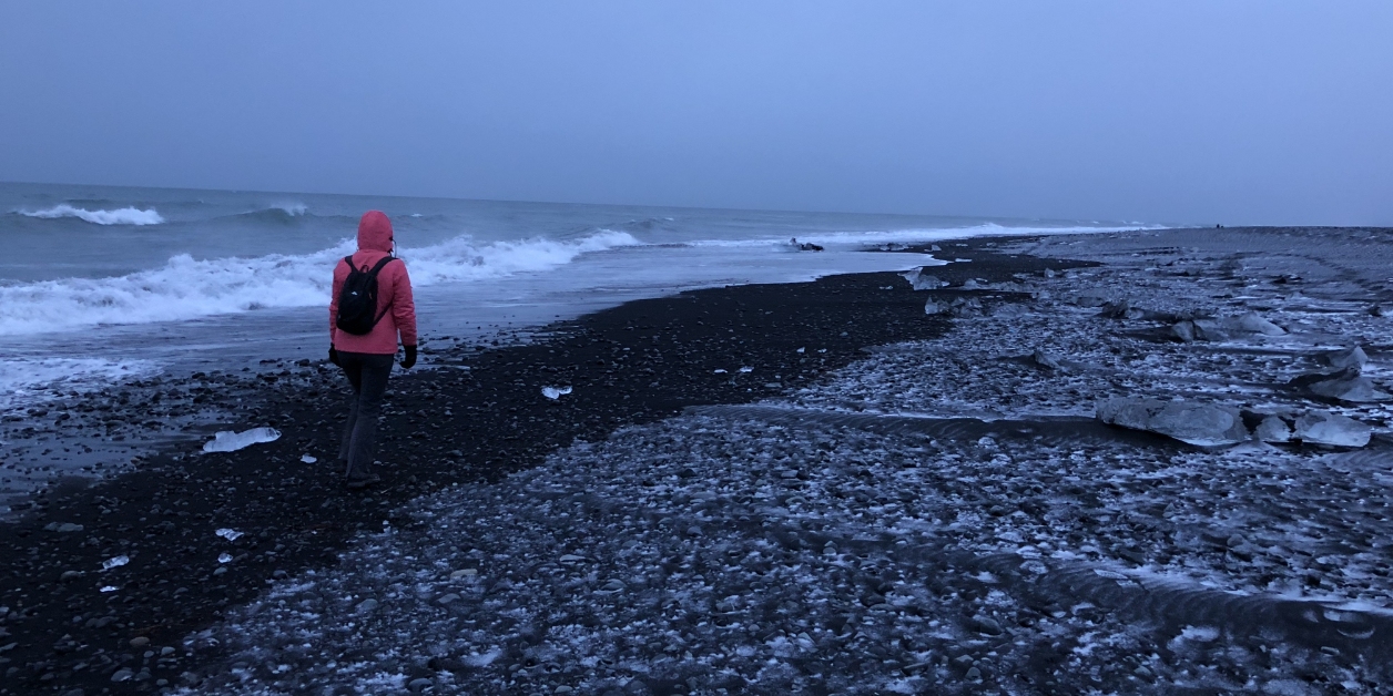 Zwarte stranden in IJsland.