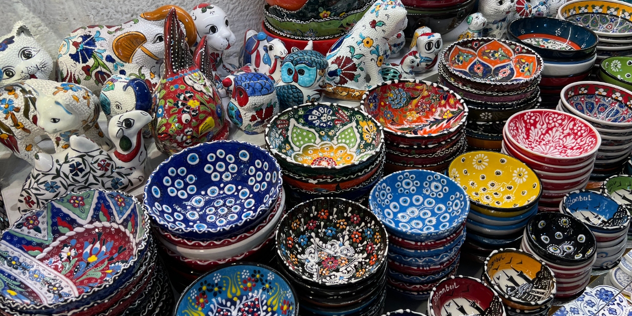Grand Bazaar in Istanboel, Turkije.