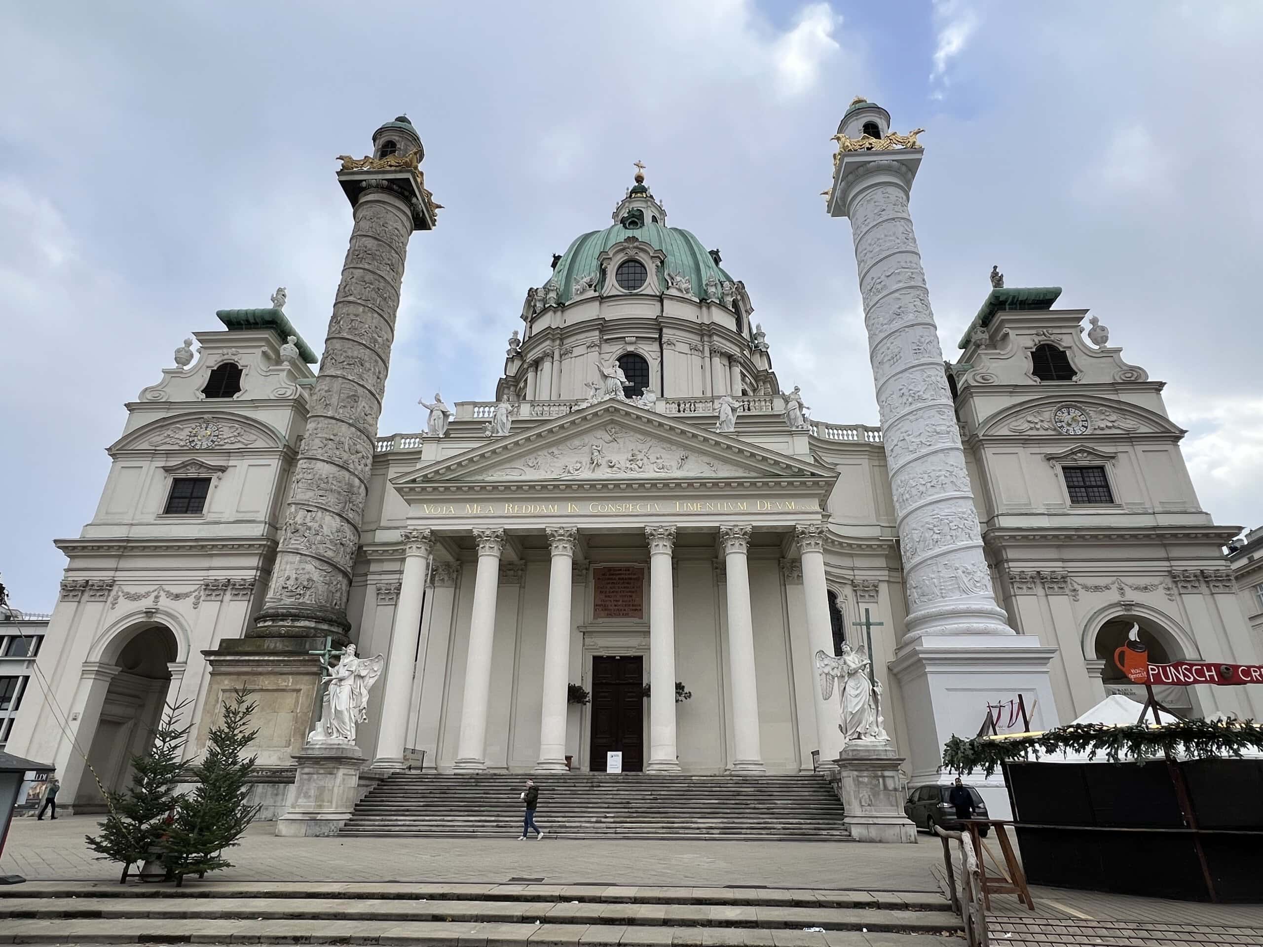 Karlskirche in Wenen.